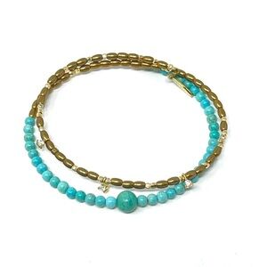 New Anthropologie x Serefina Beaded Layered Bracelet